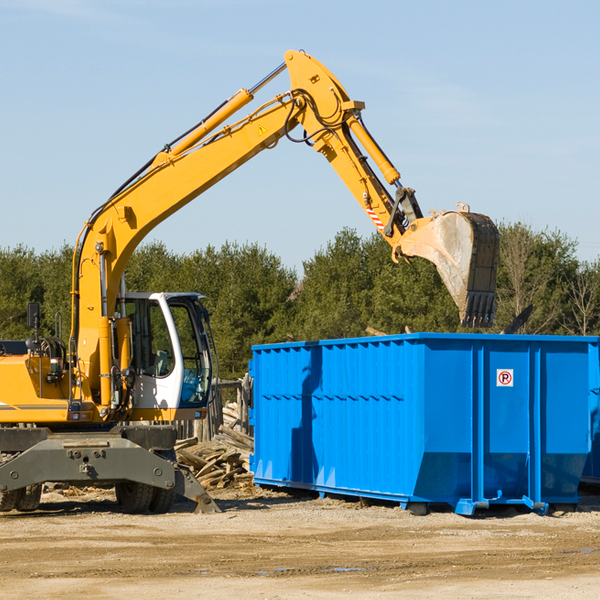 what size residential dumpster rentals are available in Huntsburg Ohio